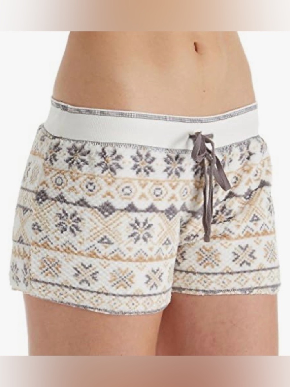 PJ Salvage Fair Isle Fleece Lounge Pajama Shorts